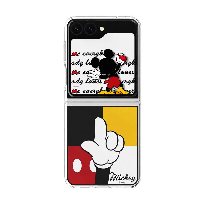 Cartão Flipsuit Disney Mickey Galaxy Z Flip6 e Z Flip7 FE Preto