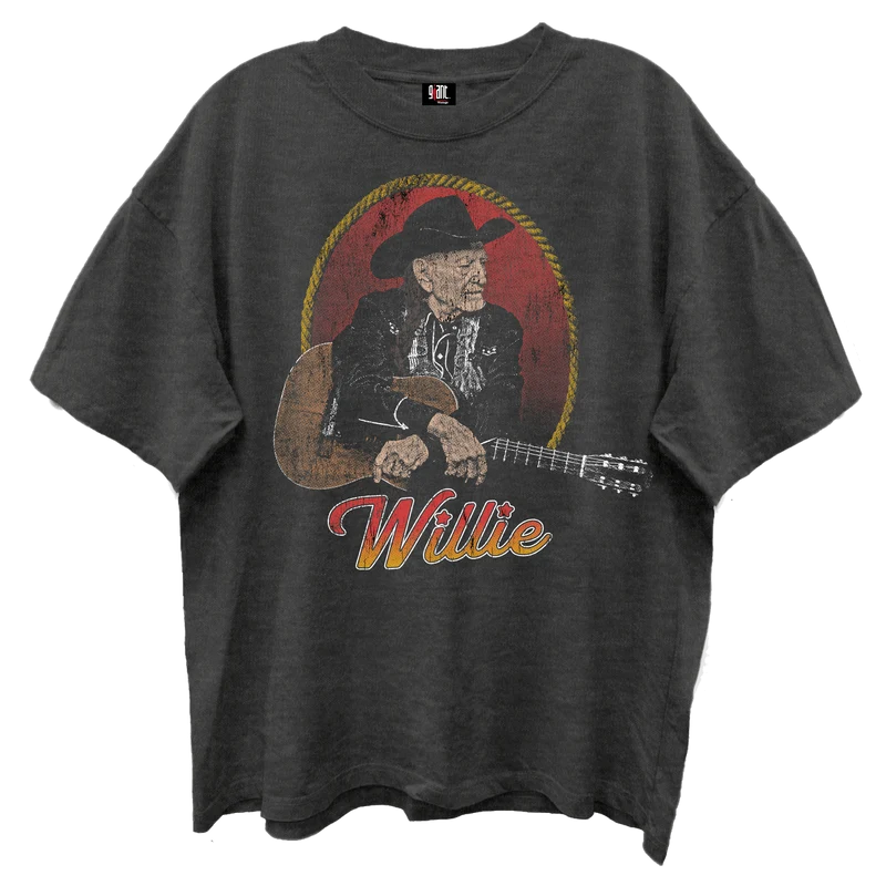 Willie Nelson My Guitar Portrait Vintage Black Giant Vintage XL / WILLIE NELSON / VINTAGE BLACK