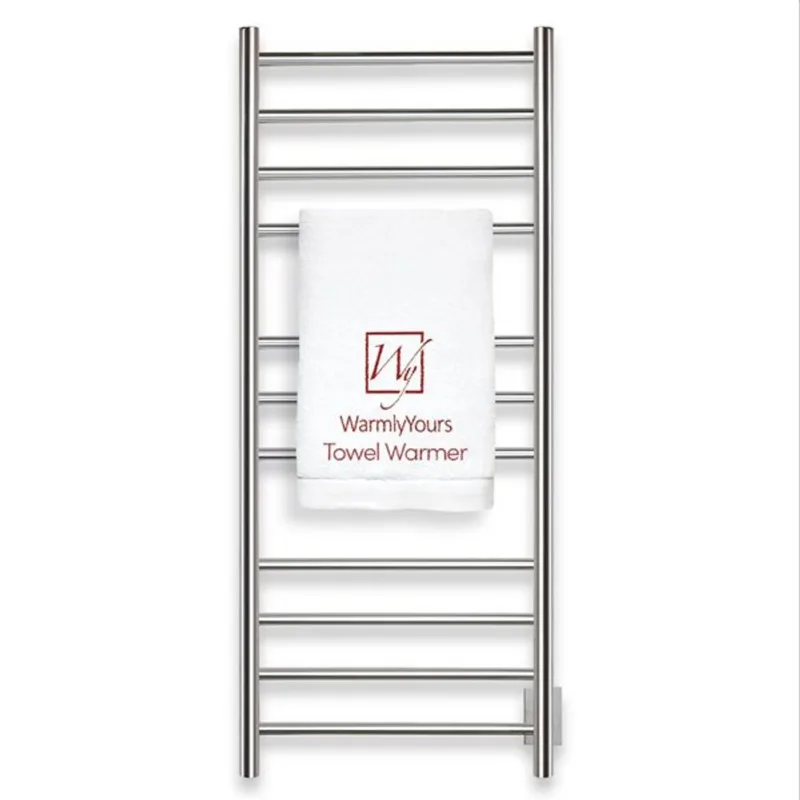 WarmlyYours Ontario 45.2-in Chrome 11-Bar Towel Warmer