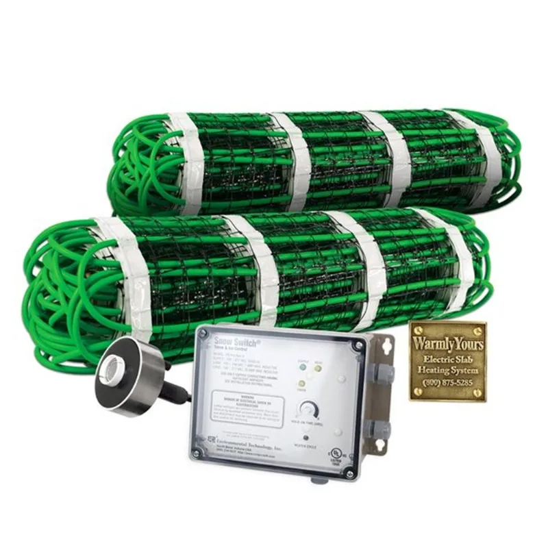 WarmlyYours Snow Melting Kit for Tire Tracks with Automatic Control - 60 sq. ft. -240 V