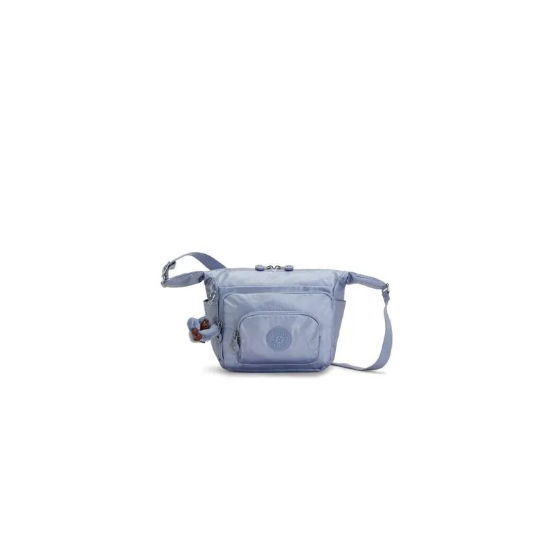 Bolsa Transversal Kipling Azul Metalico Erica