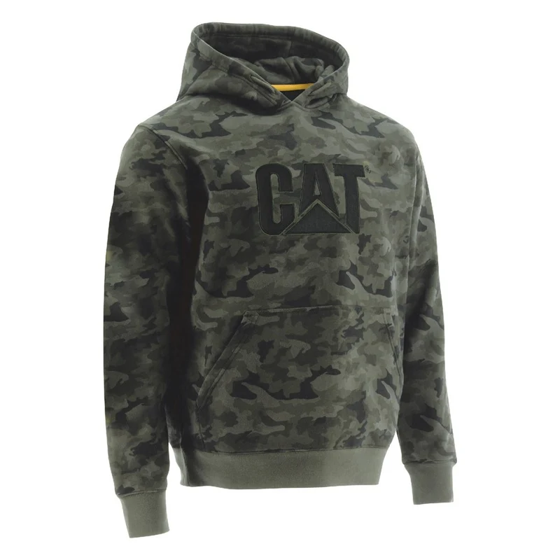 Cat Trademark Hooded Sweatshirt Night Camo / L