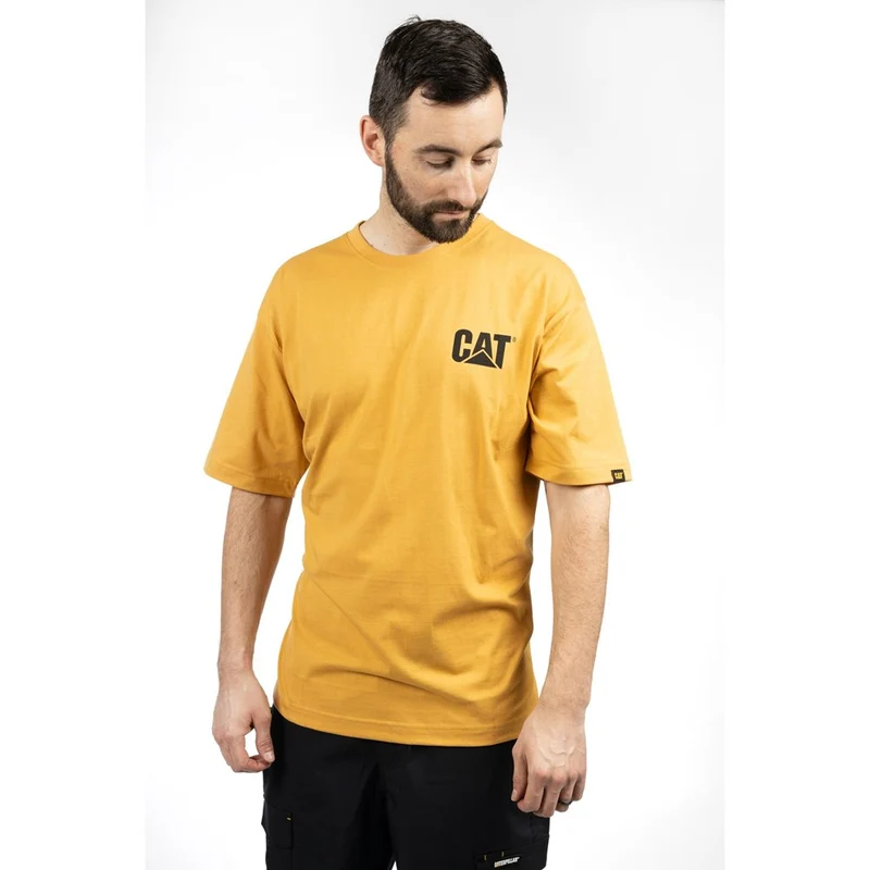 Cat Trademark Tee Mustard / 2XL