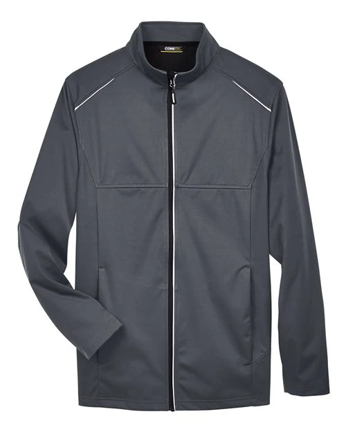 CORE365 Men's Techno Lite Three-Layer Knit Tech-Shell Carbon / 3XL