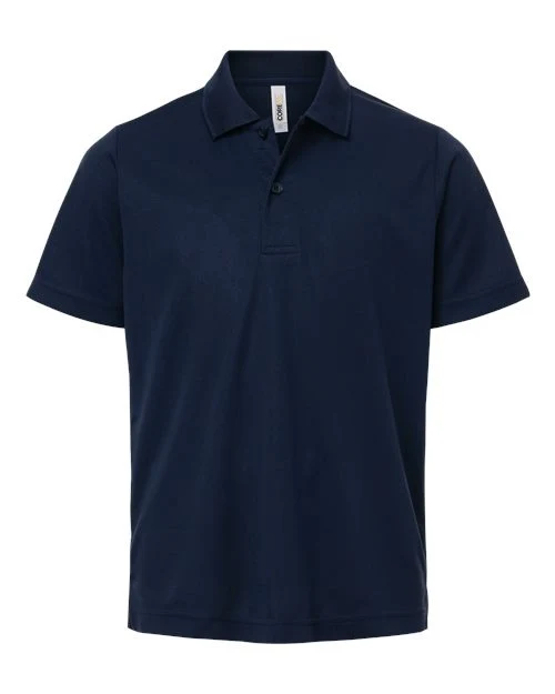 CORE365 Youth Nova Performance Pique Polo Classic Navy / XL