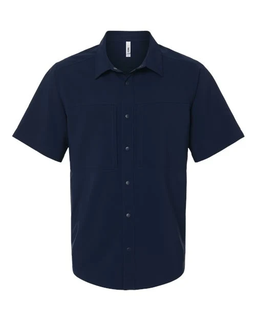 CORE365 Men's UltraUVP Shoreline Short Sleeve Staff Shirt Classic Navy / 5XL