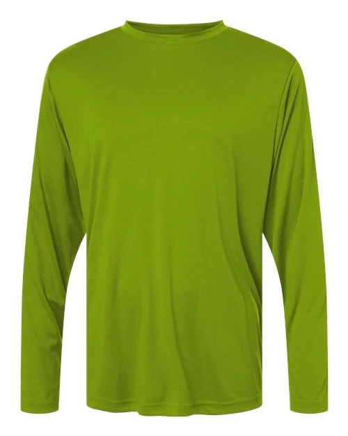 CORE365 Men's Capital Long Sleeve Performance T-Shirt Acid Green / S