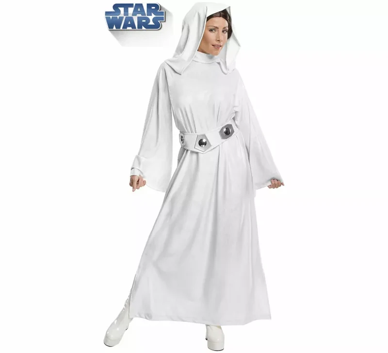 Disfraz de Princesa Leia Deluxe para mujer XS