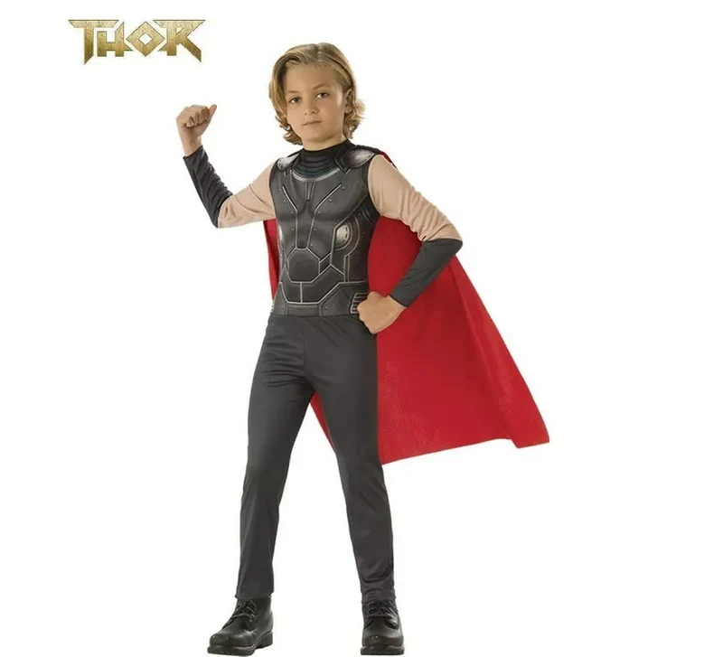 Disfraz de Thor Opp con capa roja para niño 5-7A