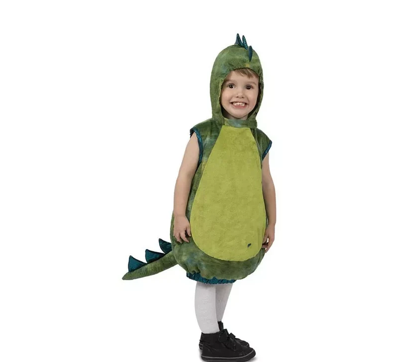 Disfraz de Dino Cooly con capucha para bebé 6-12M