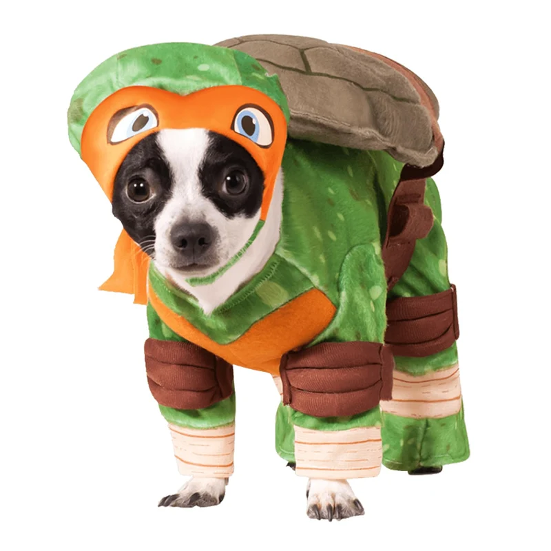 Michelangelo Back, Chest Child Costume Small