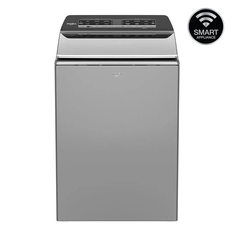 Lavadora Whirlpool Inteligente Carga Superior 28 kg HE Gris Impeller 7MWTW7120LC