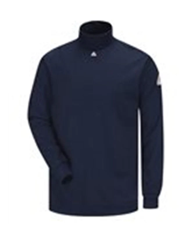 Bulwark SEK2T Tagless Mock TurtleNeck - EXCEL FR - Tall Sizes Blue-Navy / Adult 2XL Tall