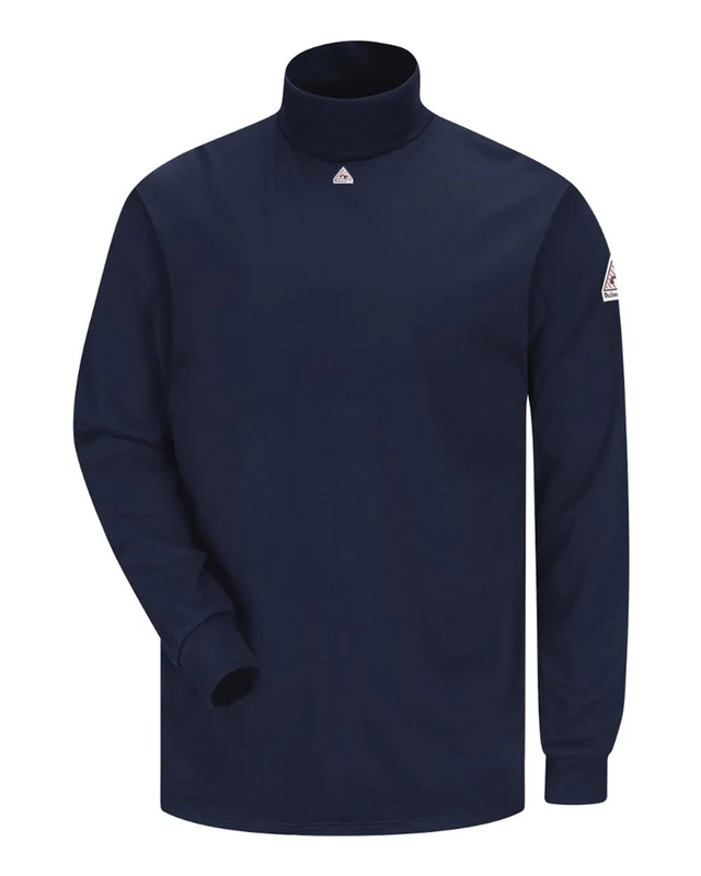 Bulwark SEK2 Tagless Mock TurtleNeck - EXCEL FR Blue-Navy / Adult M
