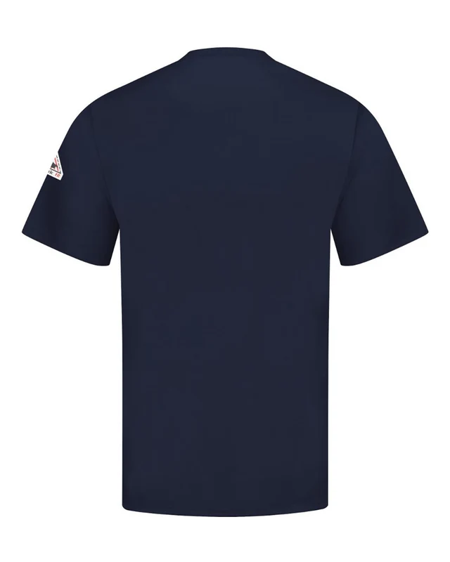 Bulwark SET8T Flame-Resistant Excel FR Shirt - Tall Sizes Blue-Navy / Adult XL Tall