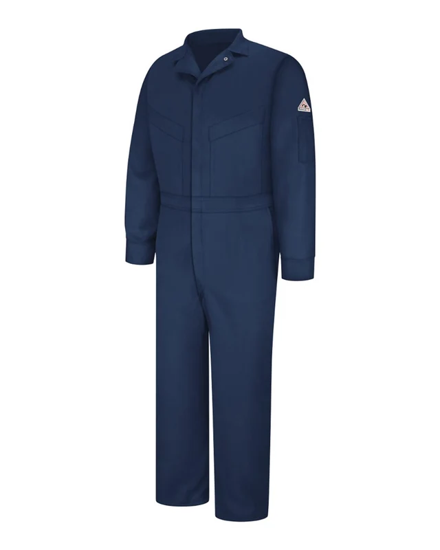 Bulwark CLD4 Deluxe Coverall - Navy Blue-Navy / 42