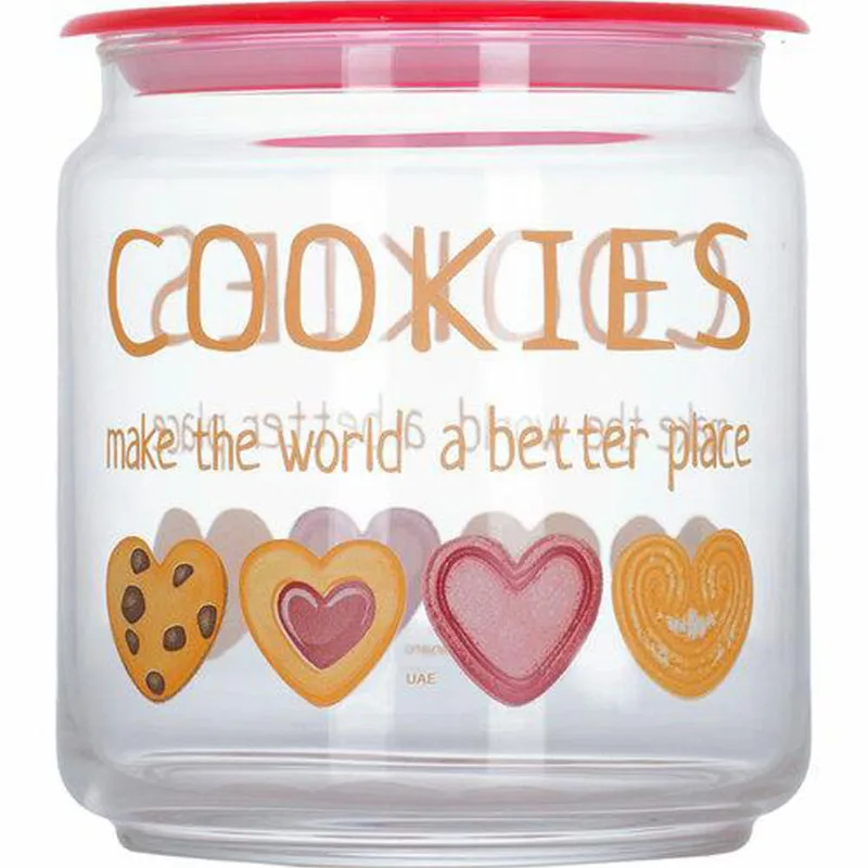 Pote de Vidro Luminarc com Tampa Cookies 750ml
