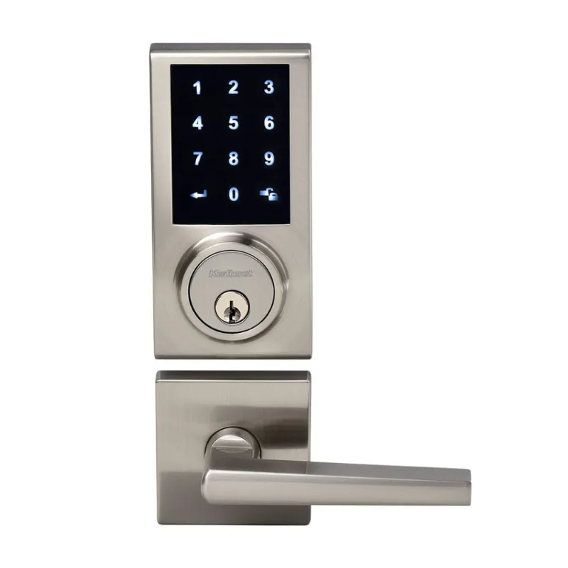 Cerradura inteligente 274 + Manija Bronce/Acero Plata Kwikset