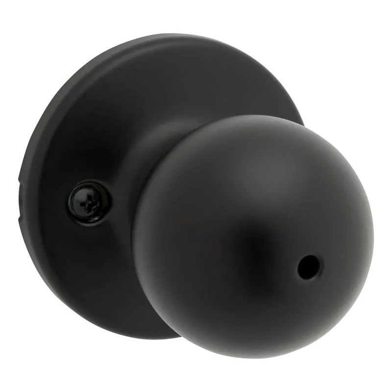 Polo Privacy Knob Kwikset, Preto Fosco, Direito Ou Esquerdo