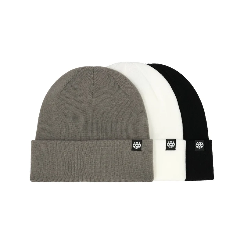 686 Standard Roll Up Beanie - (3-Pack) Assorted / OS