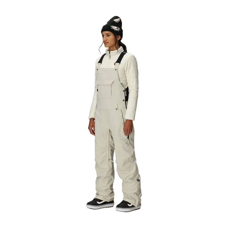 686 Women's Black Magic Insulated Bib Limestone / XS