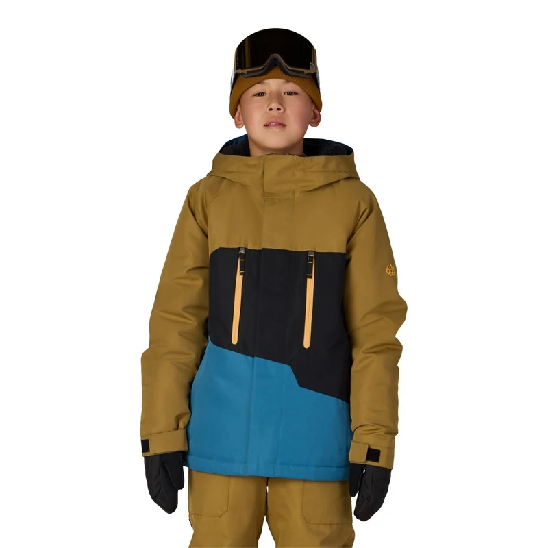 686 Boys Geo Insulated Jacket Bronze Colorblock / L