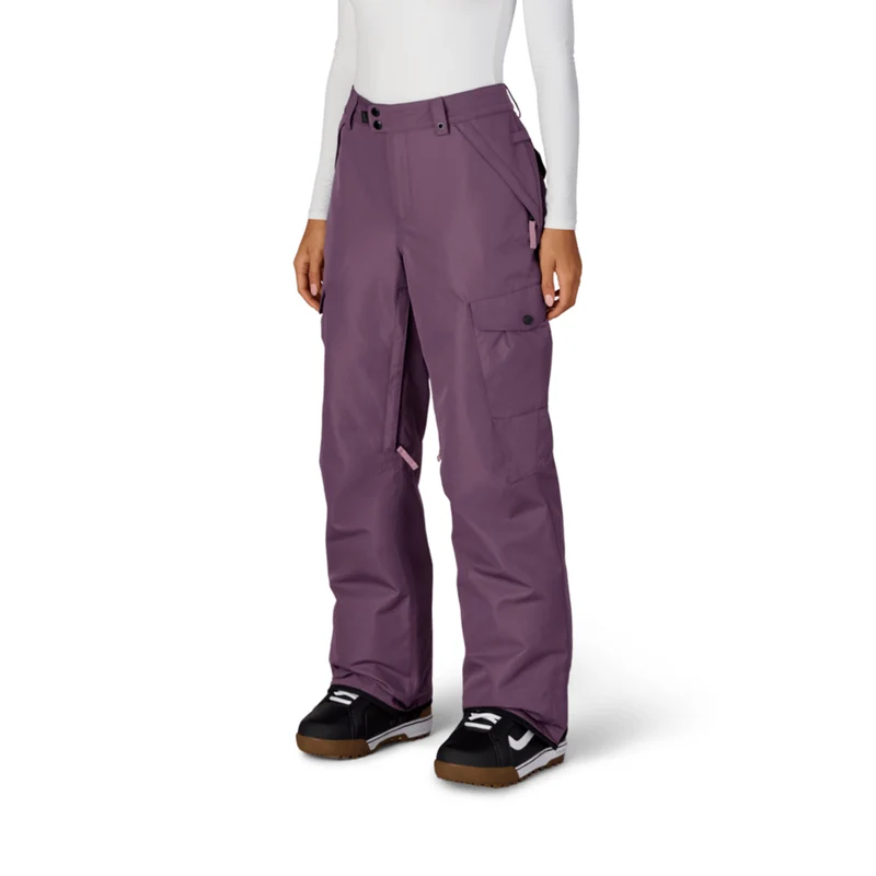 686 Women's Aura Insulated Cargo Pant Black Plum / XL