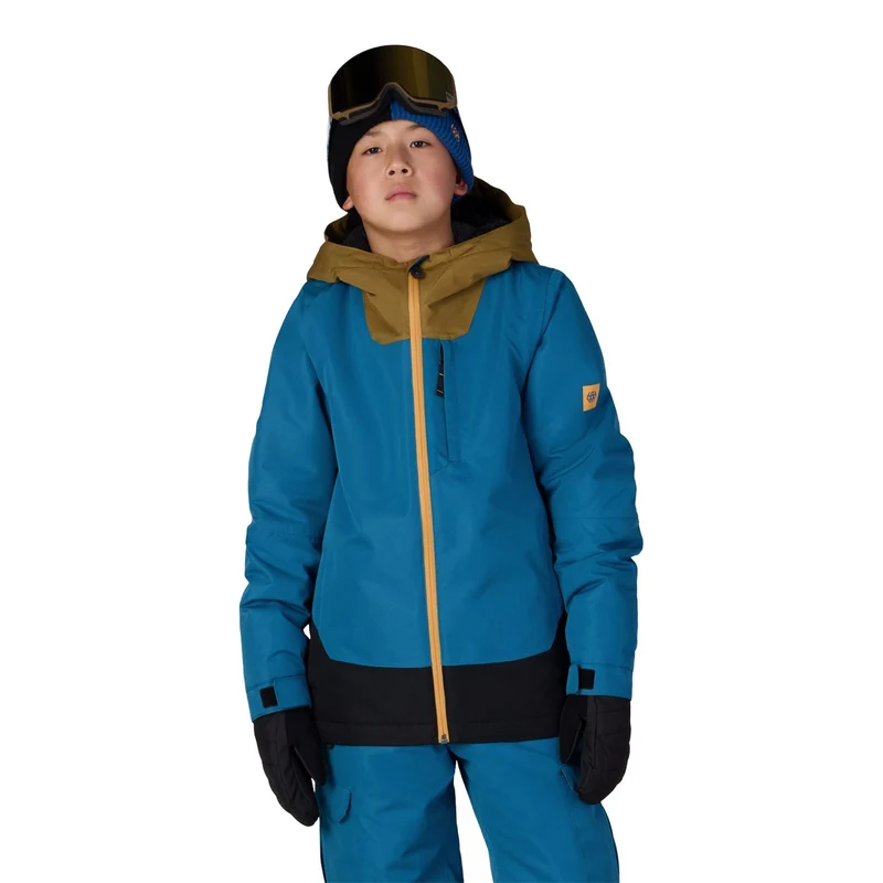 686 Boys Gateway Insulated Jacket Blue Ash Colorblock / XL