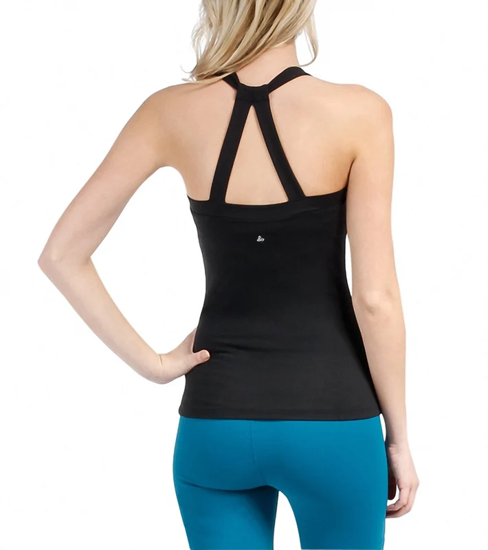 prAna Women's Quinn Chakara Top Black / S