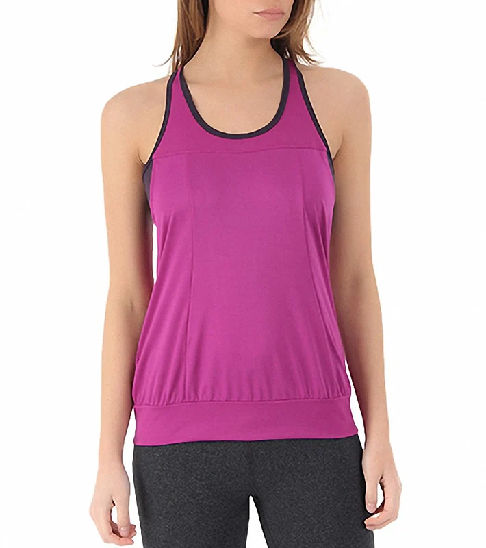 prAna Women's Gabrielle Yoga Top Berry / M
