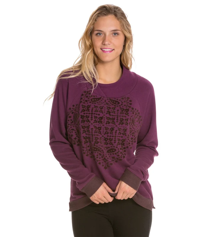 prAna Camille Pullover Long Sleeve Deep Teal / XL