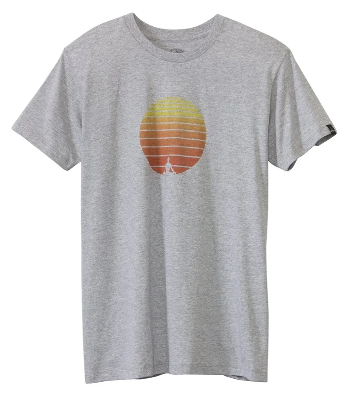 prAna Men's Zen Short Sleeve Tee Athletic Heather / S