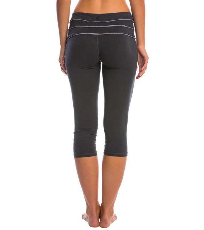 prAna Freya Yoga Capris Coal / XS