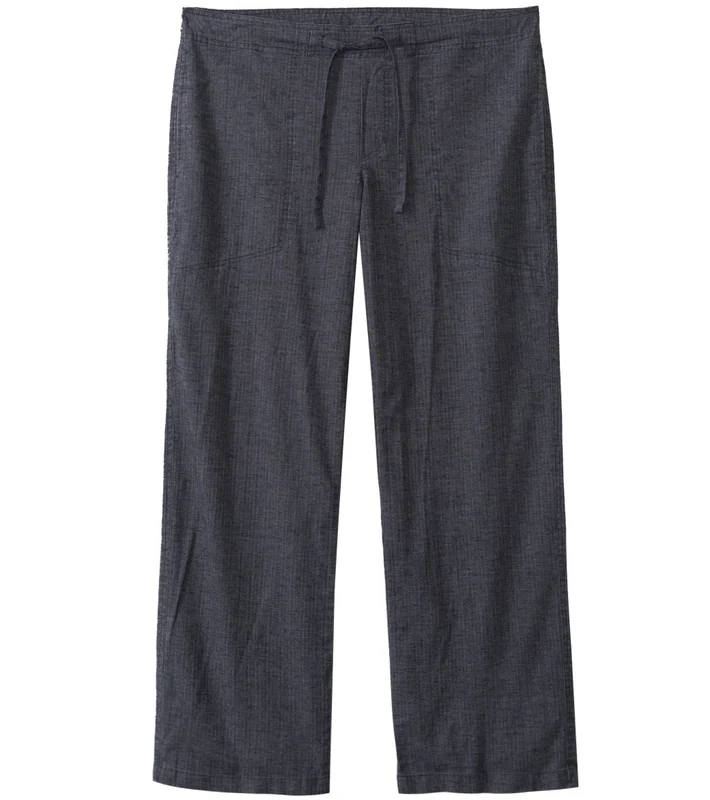 prAna Men's Sutra Pants 30" Inseam Black Herringbone / L