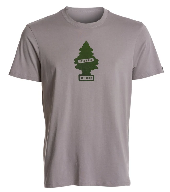 prAna Get Some Short Sleeve Workout Shirt Greystone / S