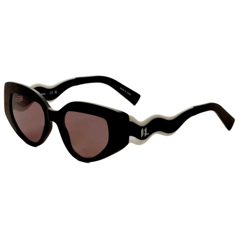 Karl Lagerfeld Women's 50mm Black Sunglasses KL6144S-002 matte black