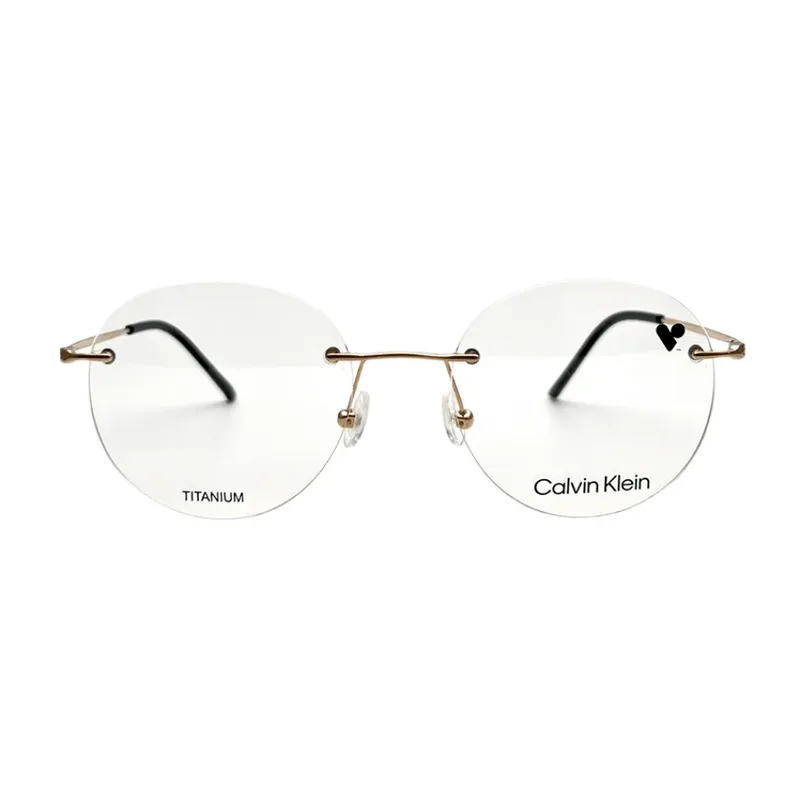 Armação para Óculos de Grau Unissex Calvin Klein CK22125TA Dourado e Preto