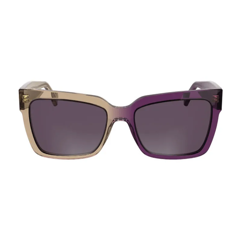Óculos de Sol Feminino Calvin Klein Jeans CKJ24606S Marrom e Violeta