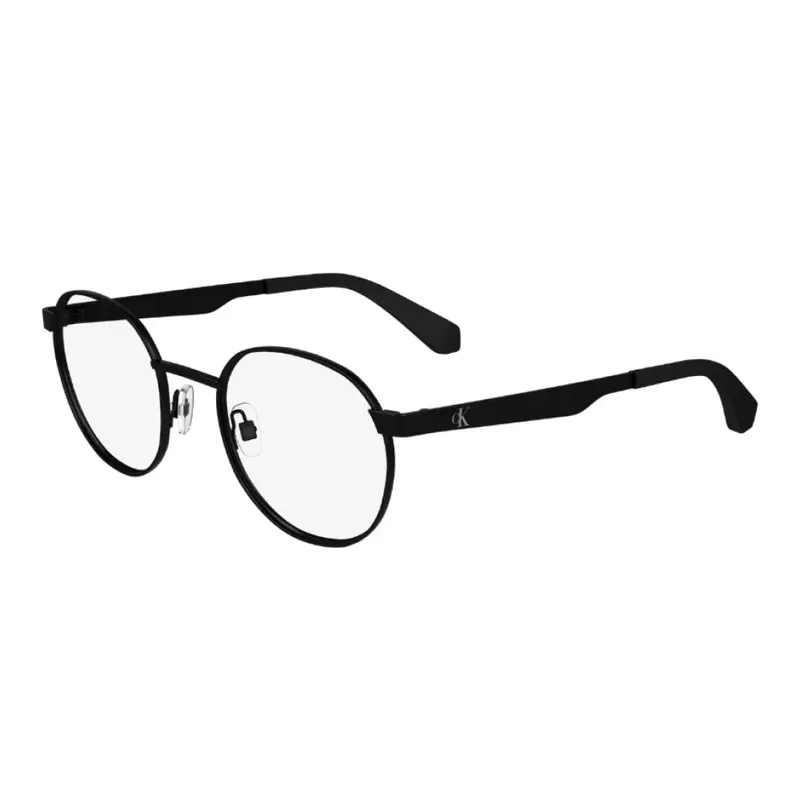 Armação de Óculos de Grau Calvin Klein Jeans CKJ2420 Unissex Redondo Metal Preto