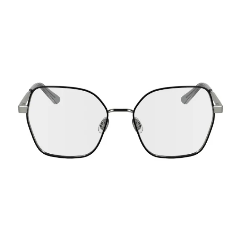Armação para Óculos de Grau Feminino Calvin Klein CK24112 Prateado e Preto
