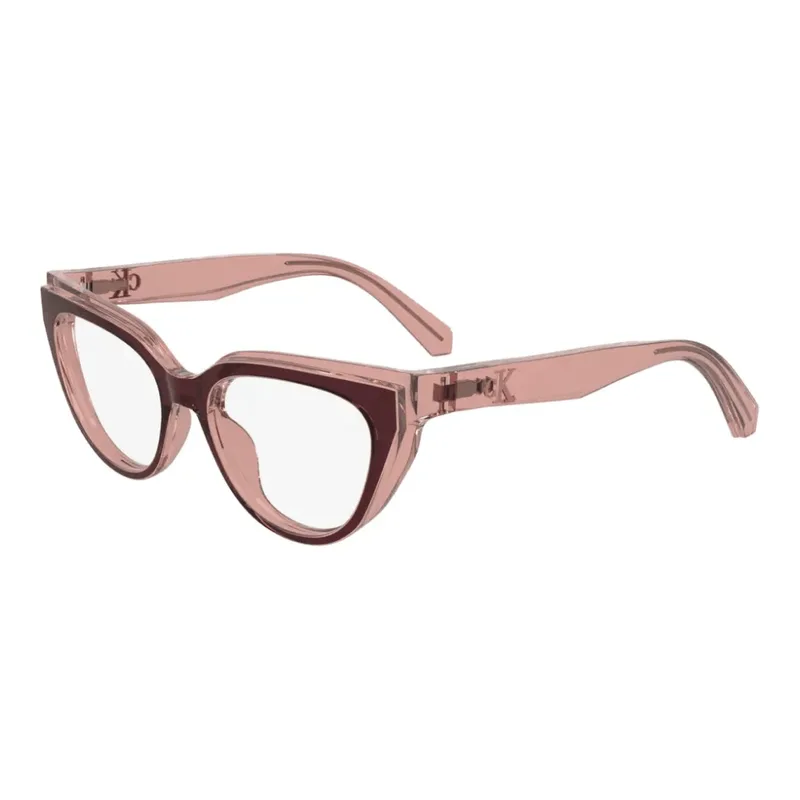 Armação de Óculos de Grau Calvin Klein Jeans CKJ2462 Feminino Gatinho Acetato Vermelho