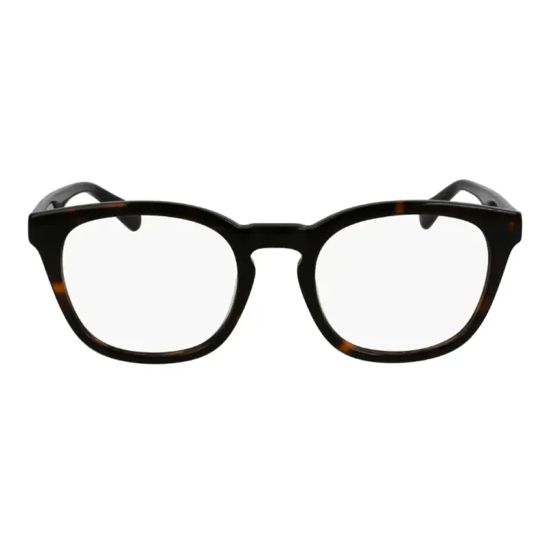 Armação de Óculos de Grau Calvin Klein Jeans CKJ2463 Unissex Quadrado Acetato Marrom Mesclado