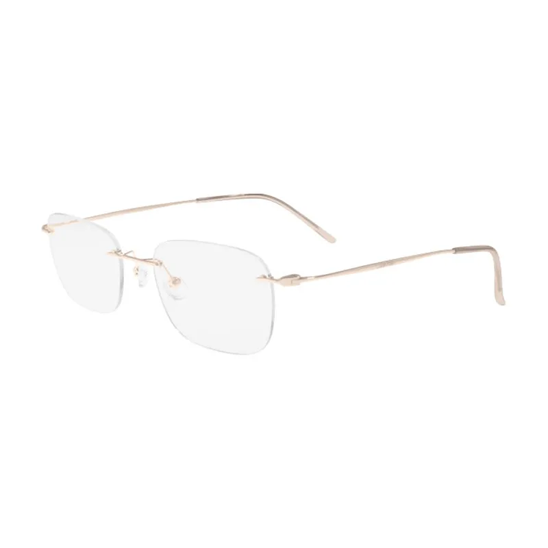 Armação para Óculos de Grau Unissex Calvin Klein CK22125TD Dourado e Branco