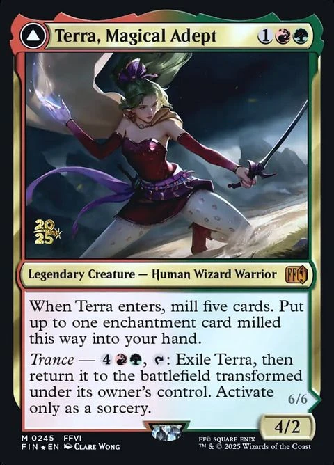 Terra, Magical Adept // Esper Terra (245s) - Date Stamped Foil / Near Mint
