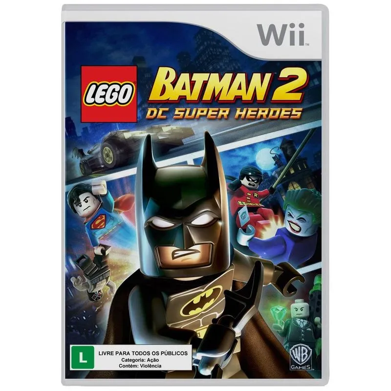 Usado: Jogo Lego Batman 2 DC Super Heroes - Wii