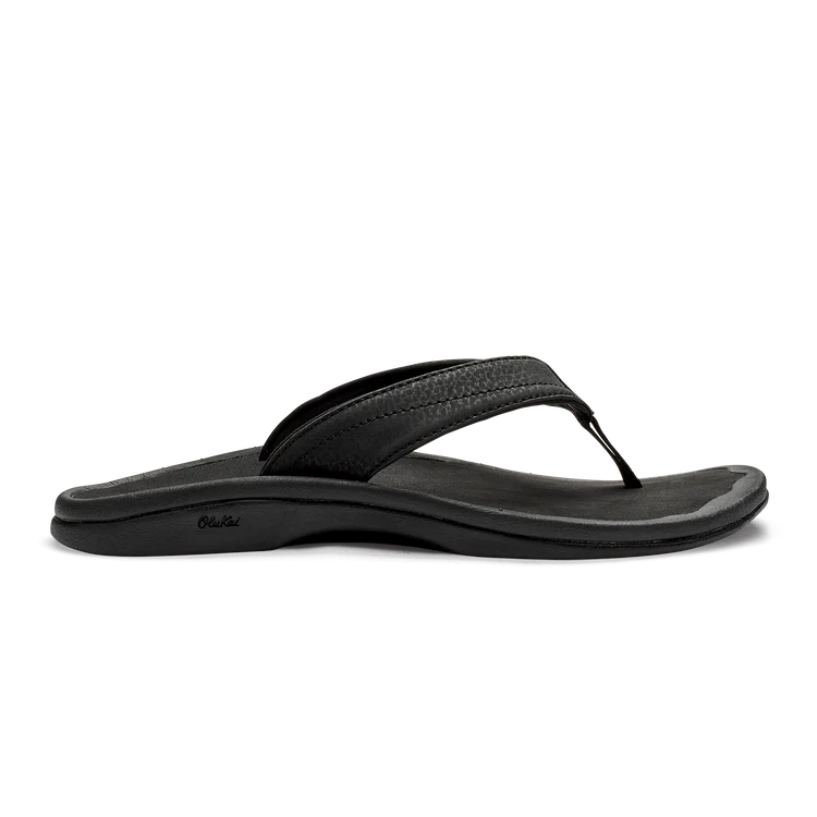 OluKai Women's Ohana Sandals BLACK / 5