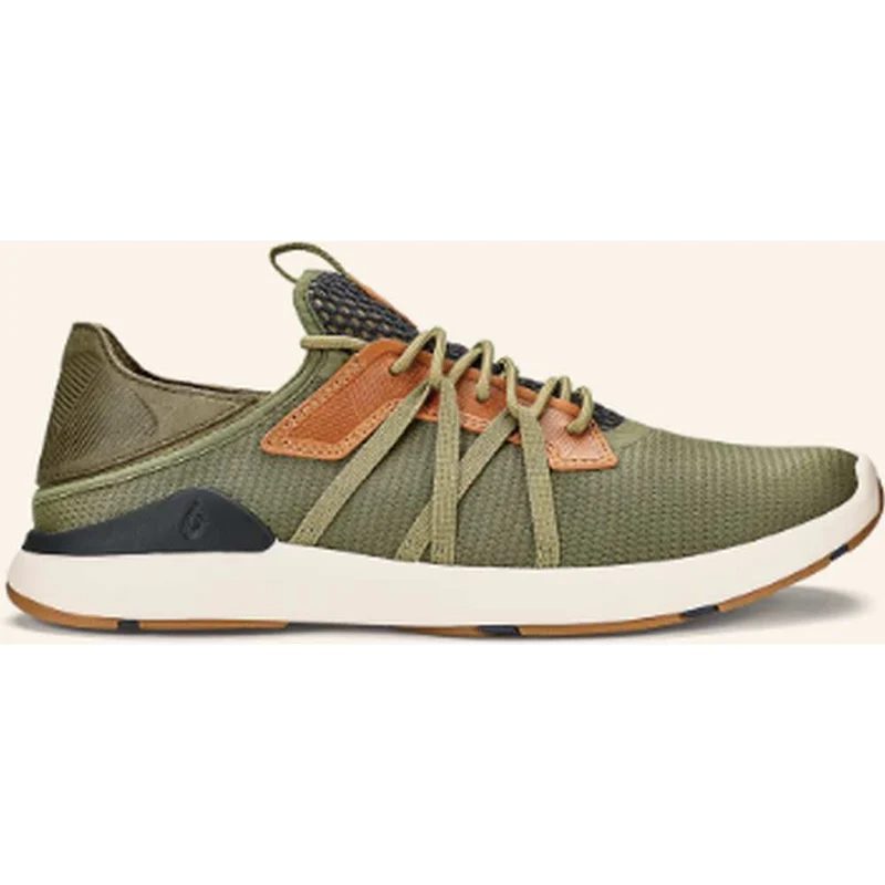 OluKai Men's Mio Lī Sneaker HUNTER/LAVA ROCK / 10.5