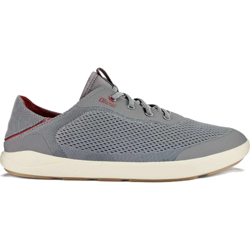 OluKai Men's Moku Pae Boat Shoes POI/RED OCHRE / 11.5