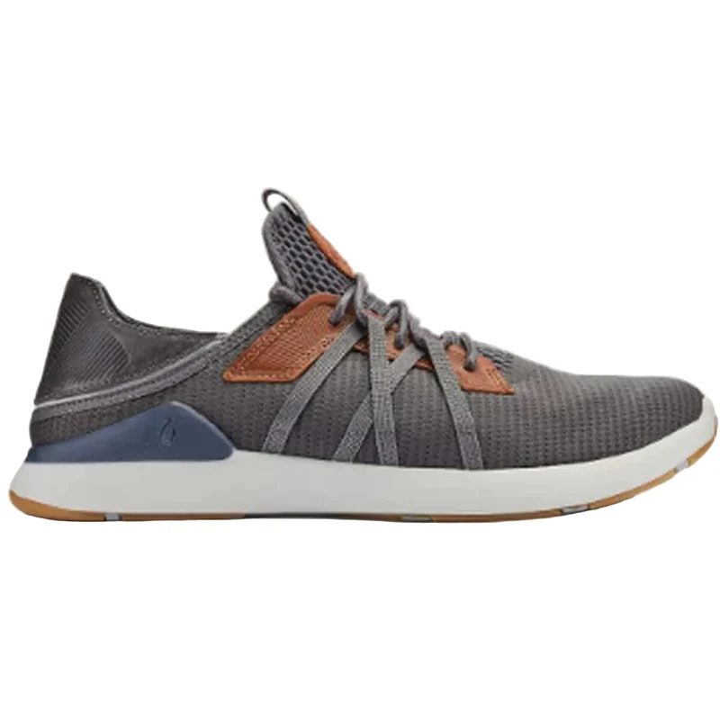 OluKai Men's Mio Lī Sneaker PAVEMENT/VINTAGE INDIGO / 8