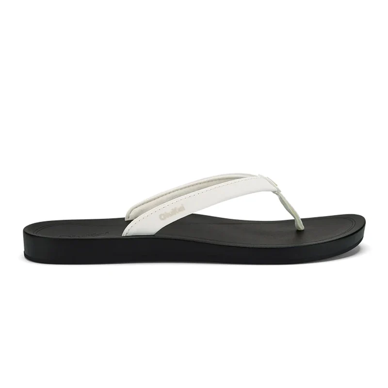 Women's 'Uiki Bright White/Lava Rock / 6